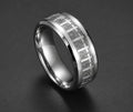 Bague en acier inoxydable chrétienne